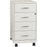 Lorell 4-drawer 26-1/2" Mobile Storage Cabinet