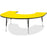 Berries Adult Black Edge Horseshoe Table