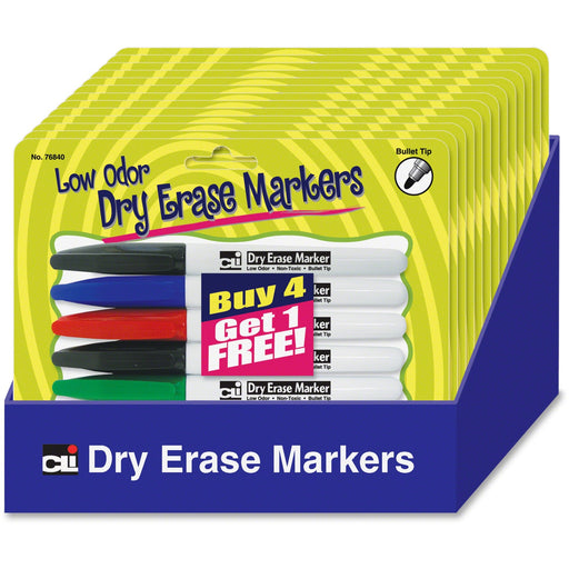 CLI Dry Erase Markers Set Display