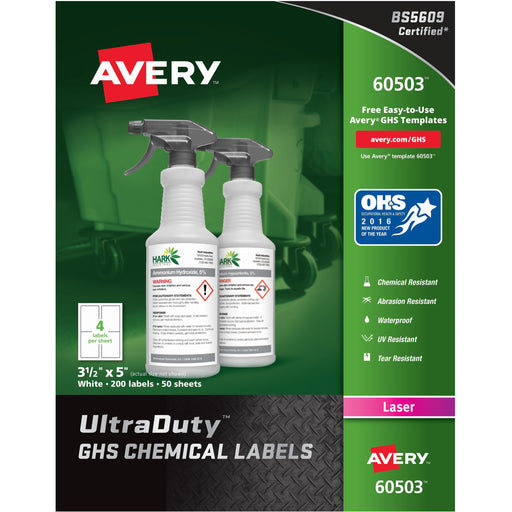 Avery® UltraDuty Warning Label