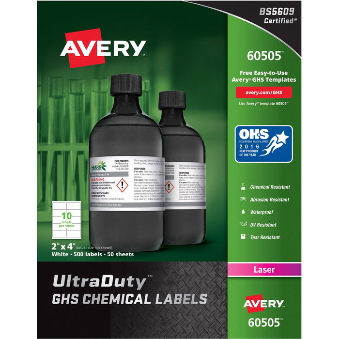 Avery® UltraDuty Warning Label