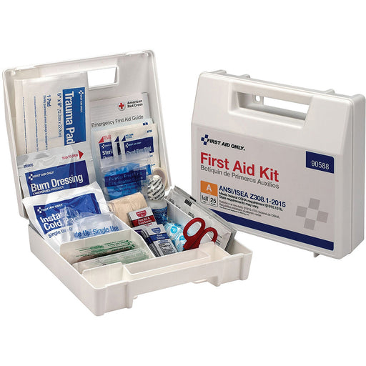 First Aid Only 25-Person Bulk Plastic First Aid Kit - ANSI Compliant