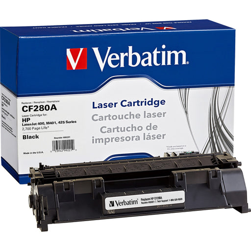 Verbatim Remanufactured Laser Toner Cartridge alternative for HP CF280A