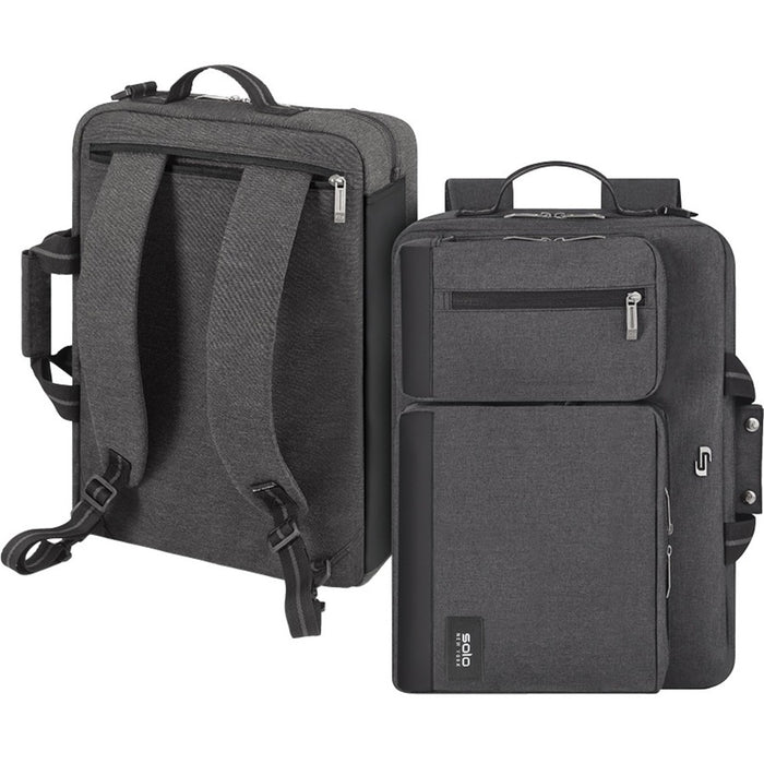 Solo Urban Carrying Case (Briefcase) for 15.6" Notebook - Gray, Black