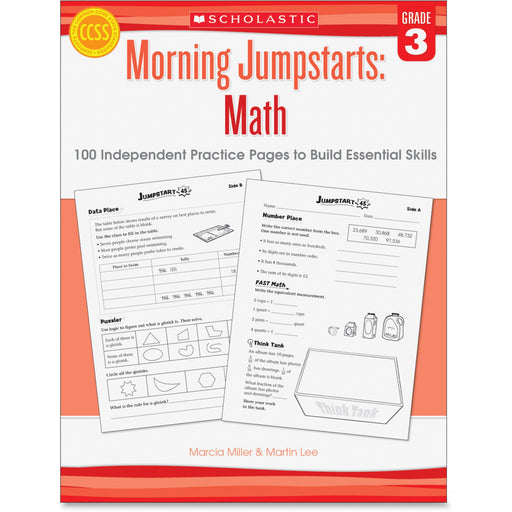 Scholastic Res. Grade 3 Morning Jumpstart Math Workbook Printed Book