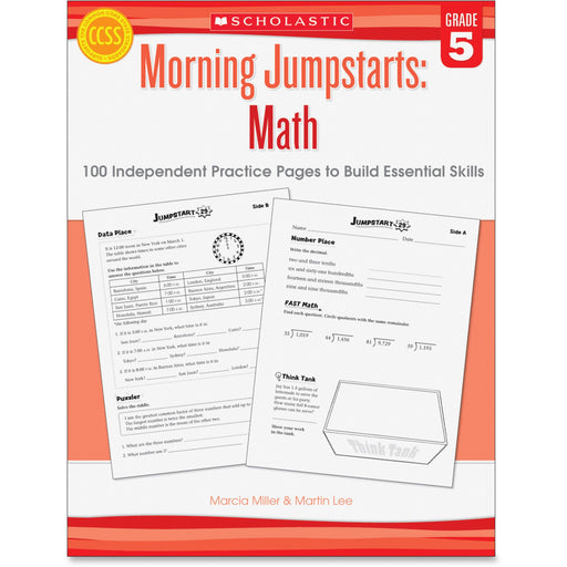 Scholastic Res. Grade 5 Morning Jumpstart Math Workbook Printed Book