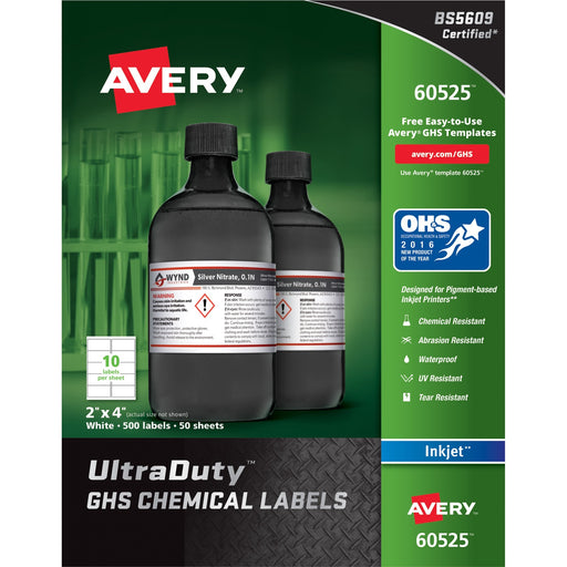 Avery® UltraDuty GHS Chemical Labels