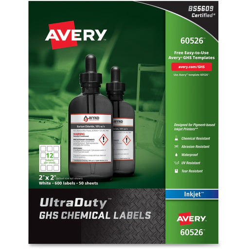 Avery® UltraDuty GHS Chemical Labels