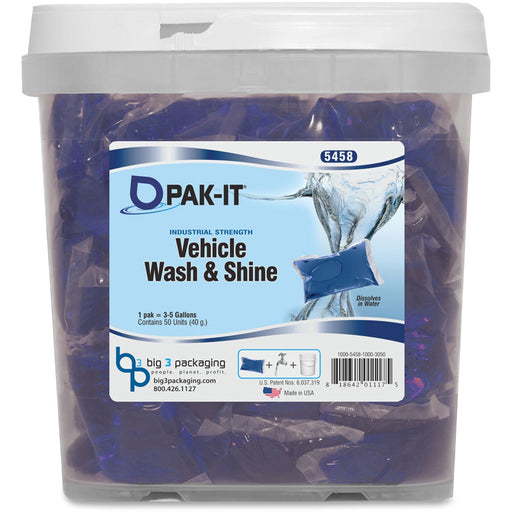 Big 3 Packaging Pak-It Vehicle Wash/Shine Cleaner