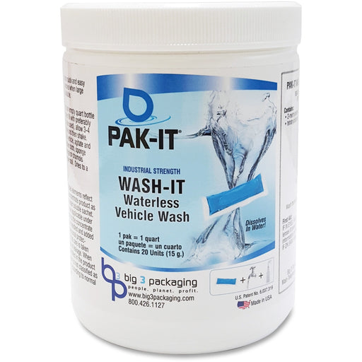 Big 3 Packaging Pak-It Wash-It Waterless Vehicle Wash