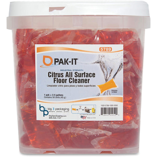 Big 3 Packaging Pak-It Citrus All-Purpose Floor Cleaner