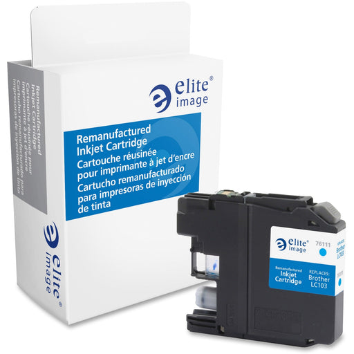 Elite Image Remanufactured Ink Cartridge - Alternative for Brother (LC103C)