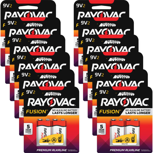 Rayovac Fusion Alkaline 9V Batteries