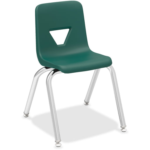 Lorell 14" Seat-height Stacking Student Chair