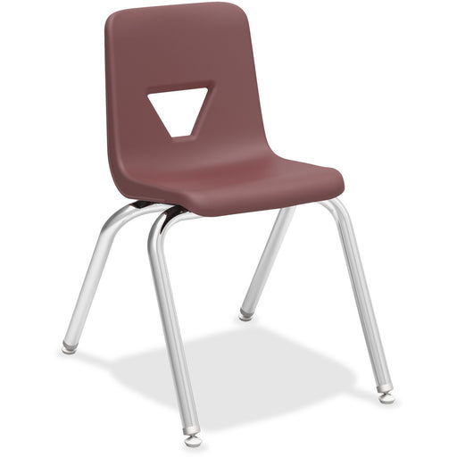 Lorell 16" Seat-height Stacking Student Chairs