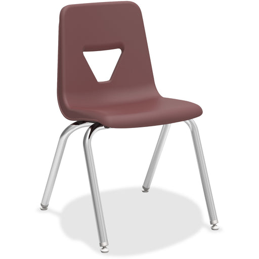 Lorell 18" Seat-height Stacking Student Chairs