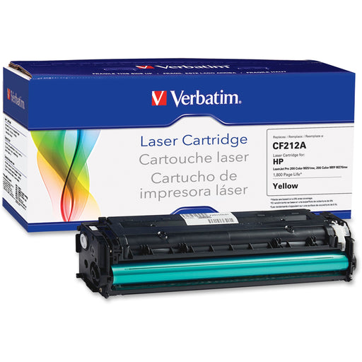 Verbatim Remanufactured Laser Toner Cartridge alternative for HP CF212A Yellow