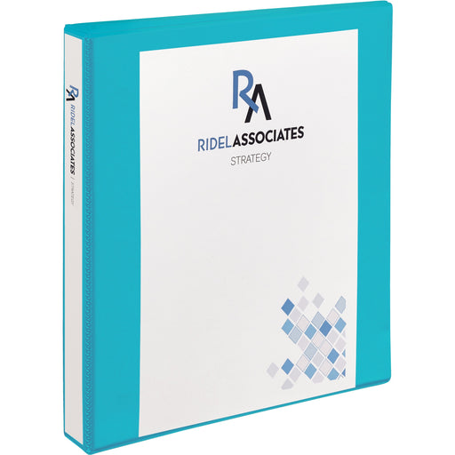 Avery® Durable View 3 Ring Binder, 1" Slant Rings, 1 Aqua Binder