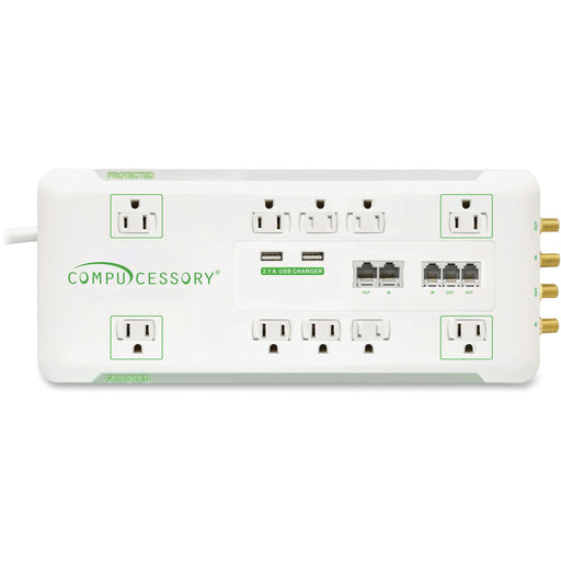 Compucessory Slim 10-Outlet Surge Protector