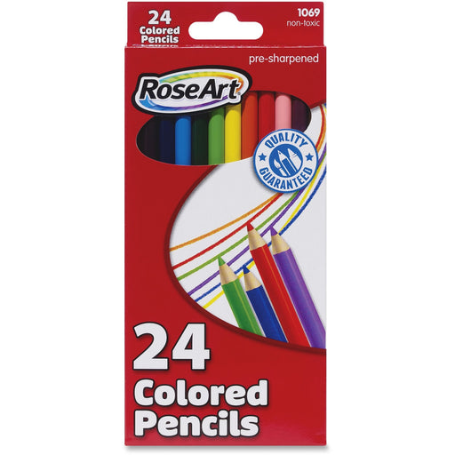 RoseArt Pre-sharpened 24 Colored Pencils