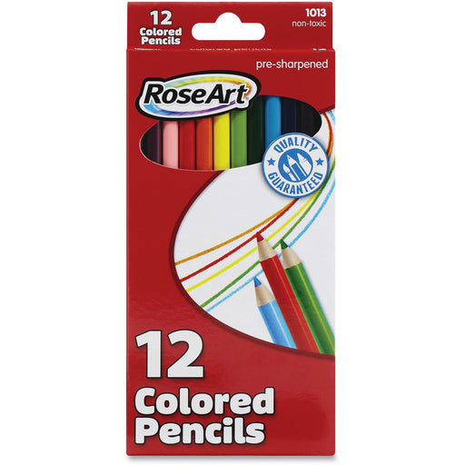RoseArt Pre-Sharpened 12 Colored Pencils