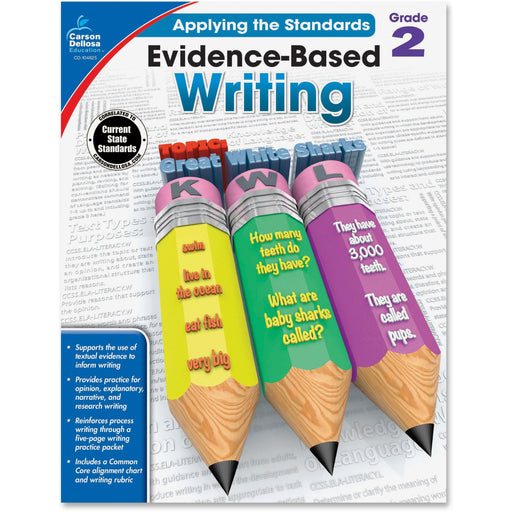 Carson-Dellosa Grade 2 Evidence-Based Writing Workbook Printed Book