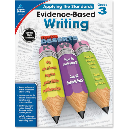 Carson-Dellosa Grade 3 Evidence-Based Writing Workbook Printed Book