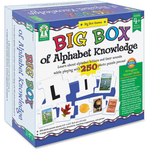 Carson Dellosa Education Big Box of Alphabet Knowledge Board Game