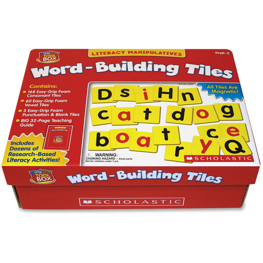 Scholastic Res. Pre K-2 Word-Building Tiles Tool Box