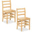 ECR4KIDS 16" 3 Rung Ladderback Chair - Assembled