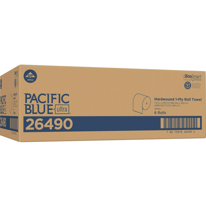 Pacific Blue Ultra 8" High-Capacity Recycled Paper Towel Rolls by GP Pro
