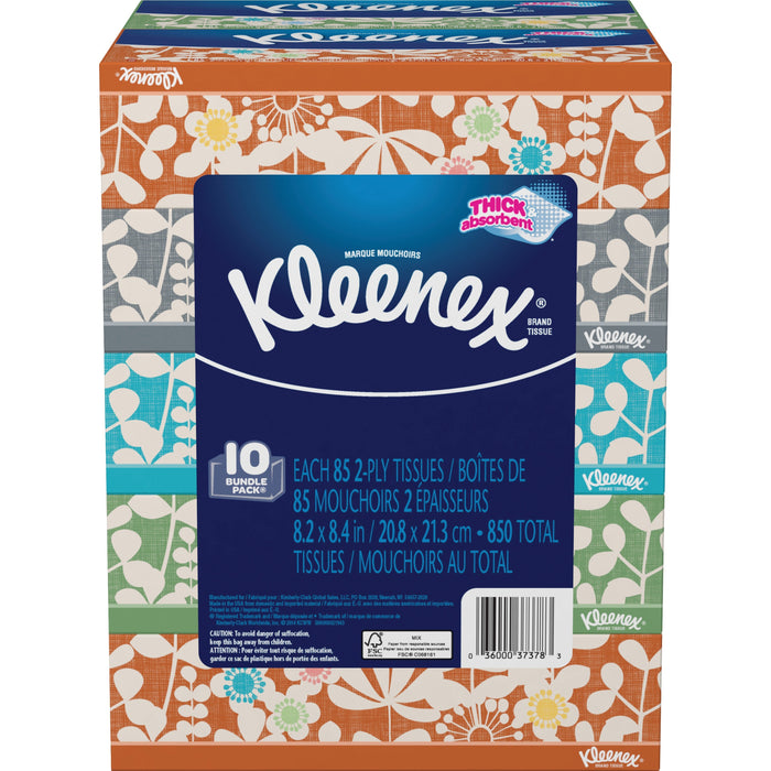 Kleenex Tissues Flat Box Bundle