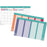At-A-Glance Harmony Colorful Companct Monthly Desk Pad