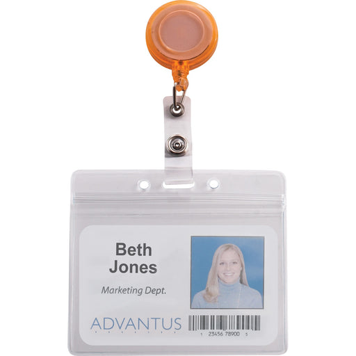 Advantus 4-Color Neon Set ID Card Reels