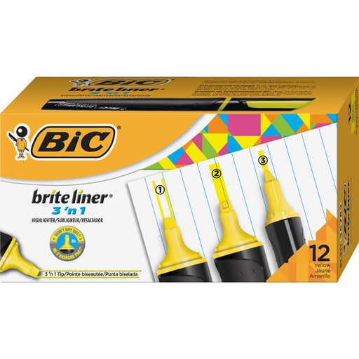BIC Brite Liner 3'n-1 Highlighter