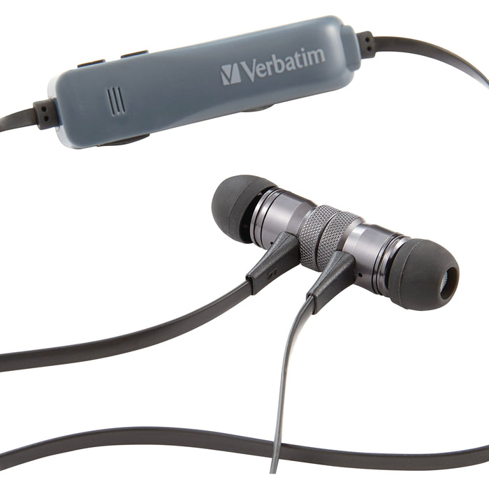 Verbatim Bluetooth Stereo Earphones with Microphone - Black