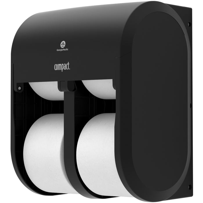 Compact 4-Roll Quad Coreless High-Capacity Toilet Paper Dispenser by GP Pro