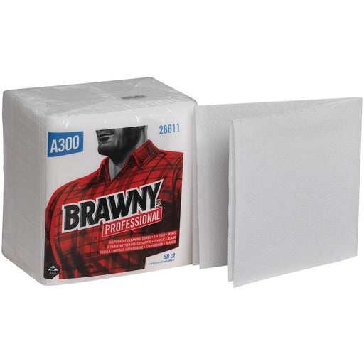 Brawny® Professional A300 Disposable Cleaning Towels by GP Pro