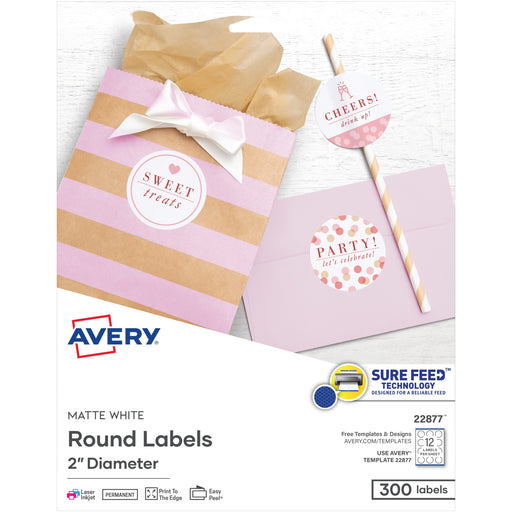 Avery® Easy Peel Labels -Sure Feed - Print-to-the-Edge