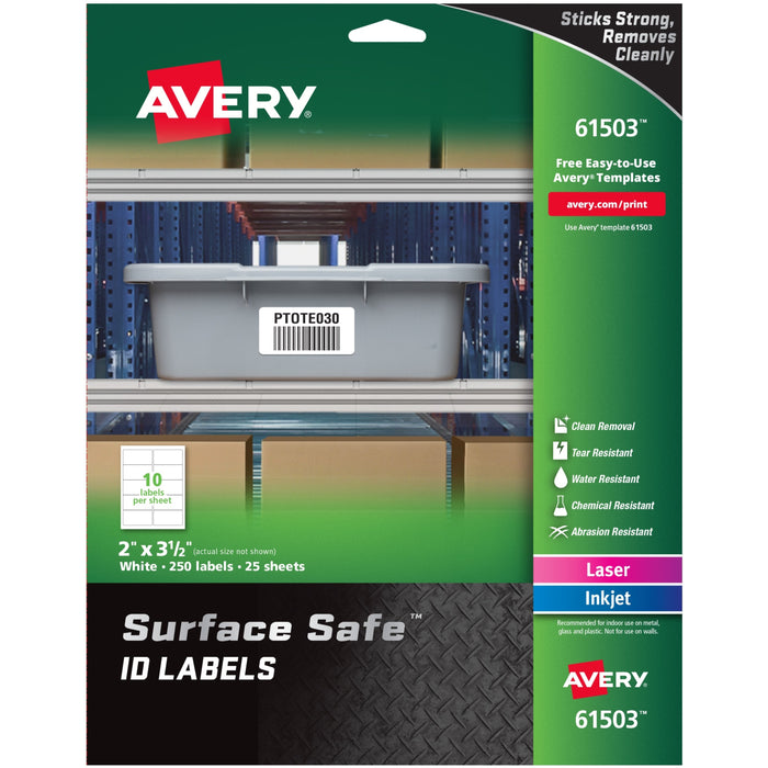 Avery® Surface Safe ID Label