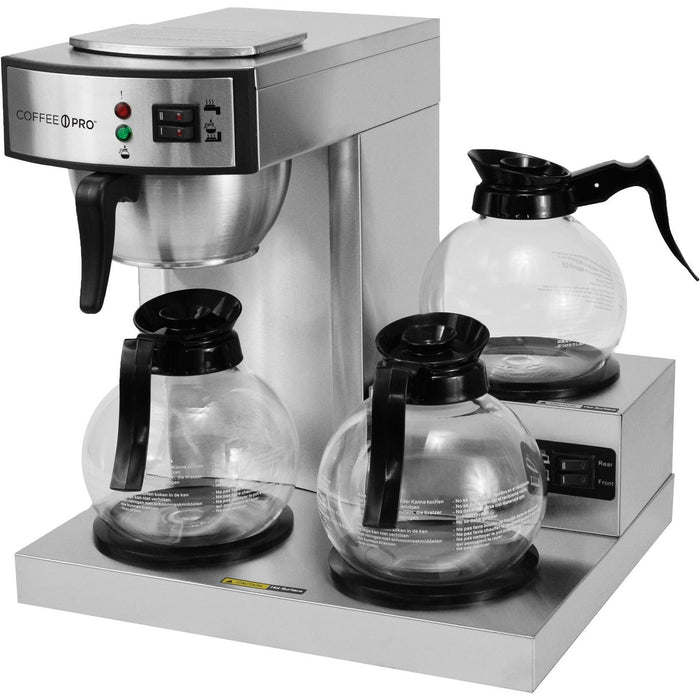Coffee Pro 3-Burner Commercial Coffee Brewer