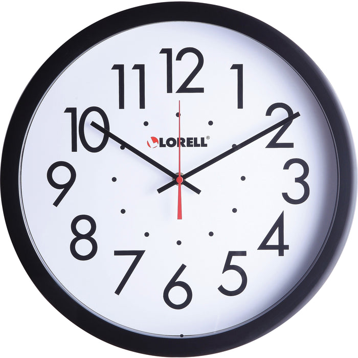 Lorell 14-1/2" Self-Set Wall Clock