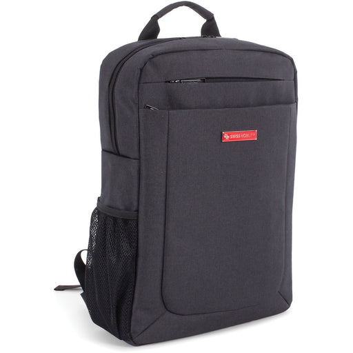 Swiss Mobility Carrying Case (Backpack) for 15.6" Notebook - Charcoal Gray