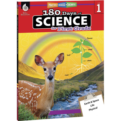 Shell Education 180 Days of Science Resource Book Printed Book