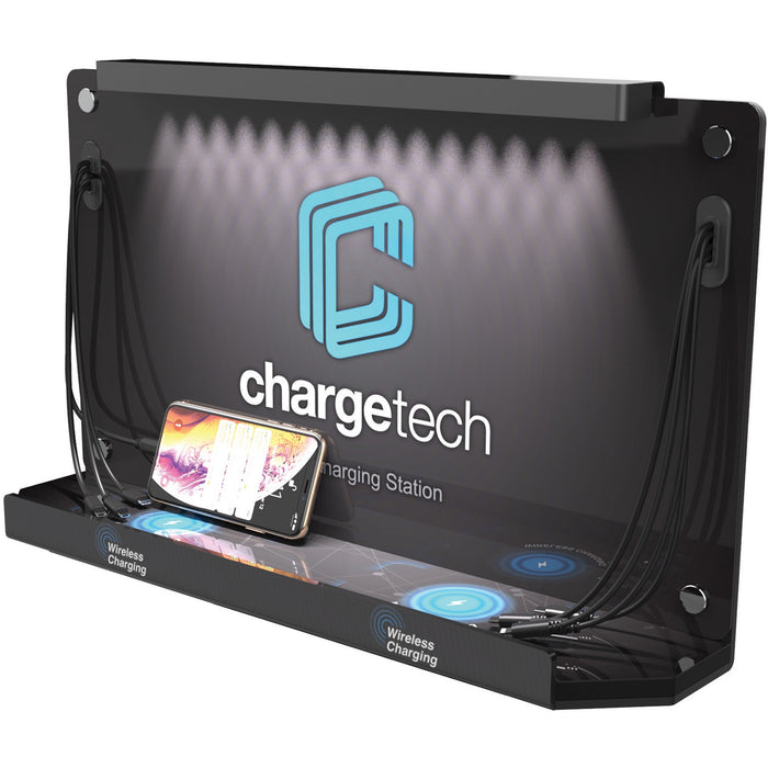 ChargeTech Wall Mount Wireless Charging Station