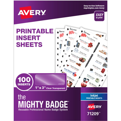 The Mighty Badge® Inkjet Laser/Inkjet Badge Insert