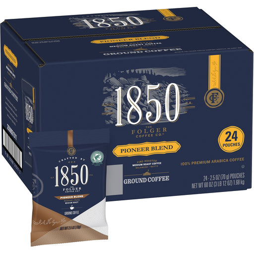 Folgers® 1850 Pioneer Blend Ground Coffee Pouches