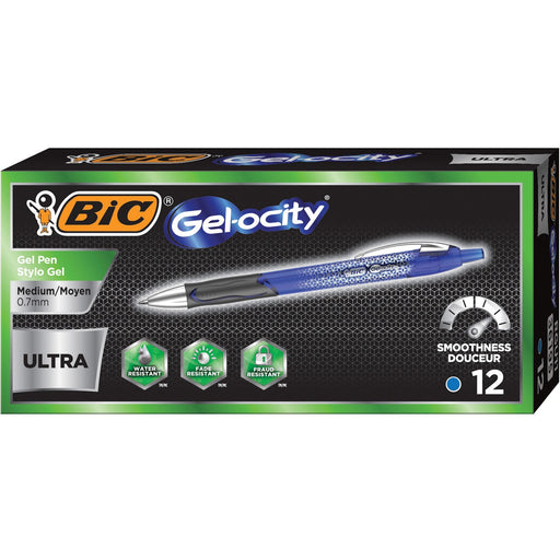 BIC Gel-ocity 0.7mm Ultra Retractable Gel Pen