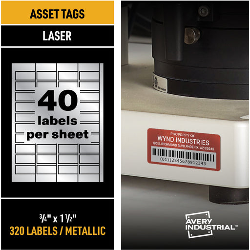 Avery® PermaTrack Asset Tag Label