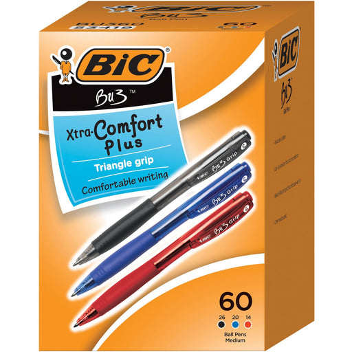 BIC BU3 Grip 1.0mm Ballpoint Pen